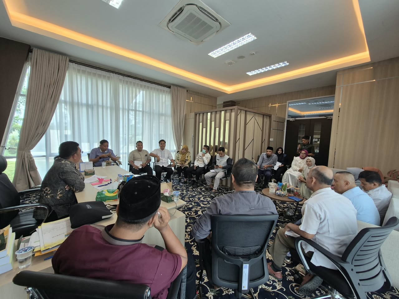 BUMNag Madani Lubuk Malako Matangkan Persiapan Penilaian Lapangan Lomba BUMNag Berprestasi Tingkat Provinsi