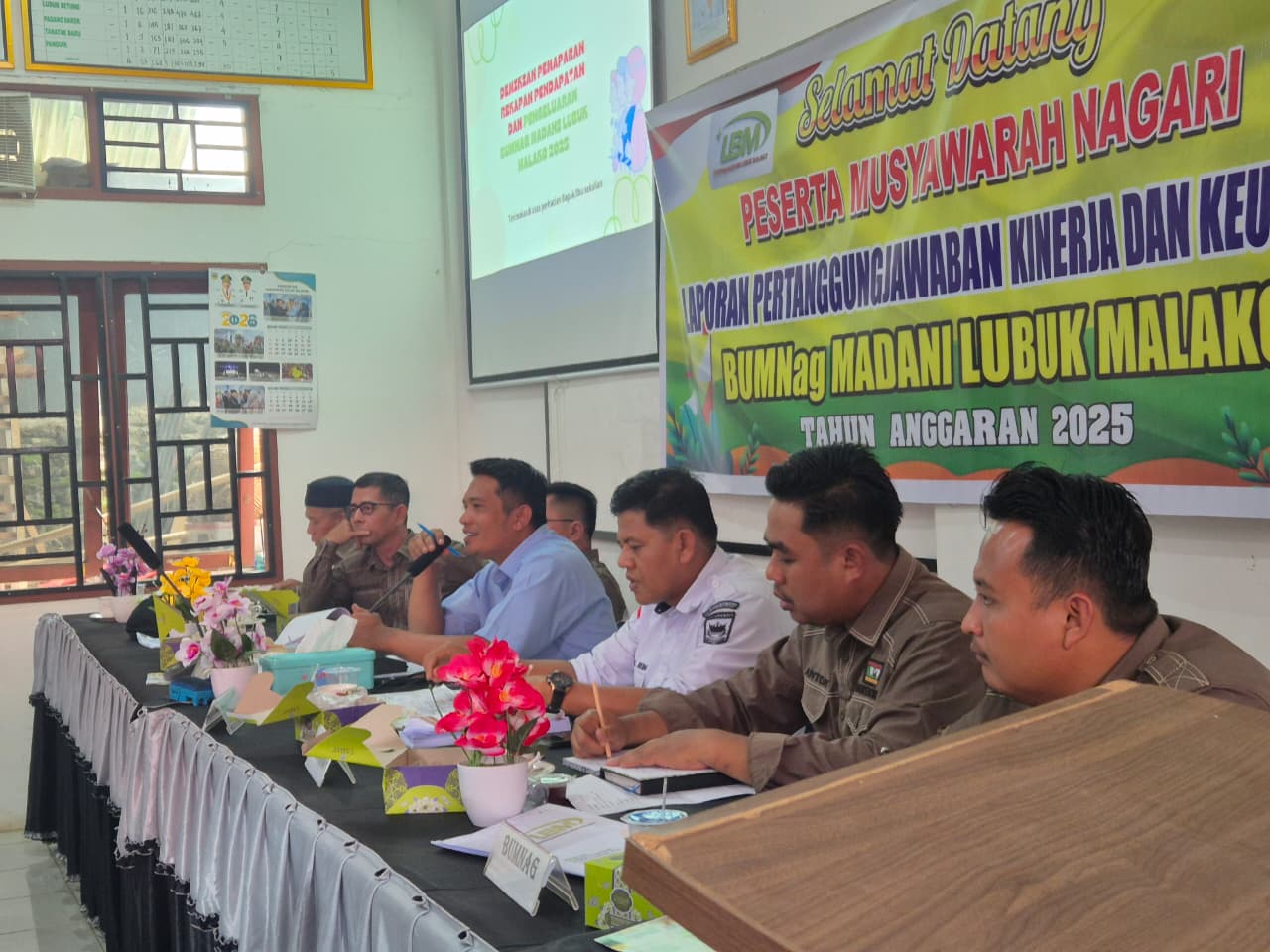 Musnag Lubuk Malako Bahas Laporan Pertanggungjawaban (LPJ) Kinerja dan Keuangan Tahun 2025