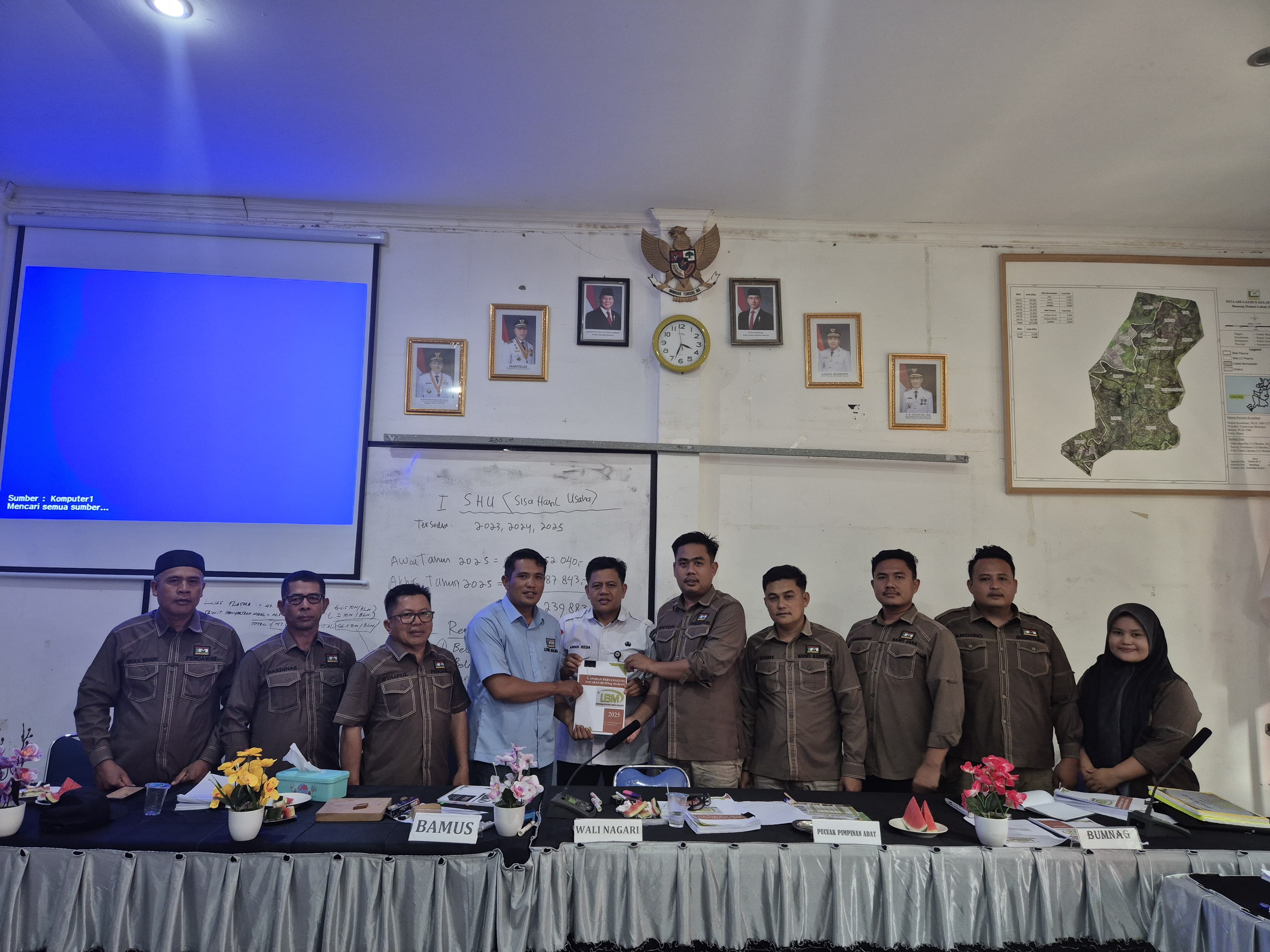 Musnag Lubuk Malako Bahas Laporan Pertanggungjawaban (LPJ) Kinerja dan Keuangan Tahun 2025