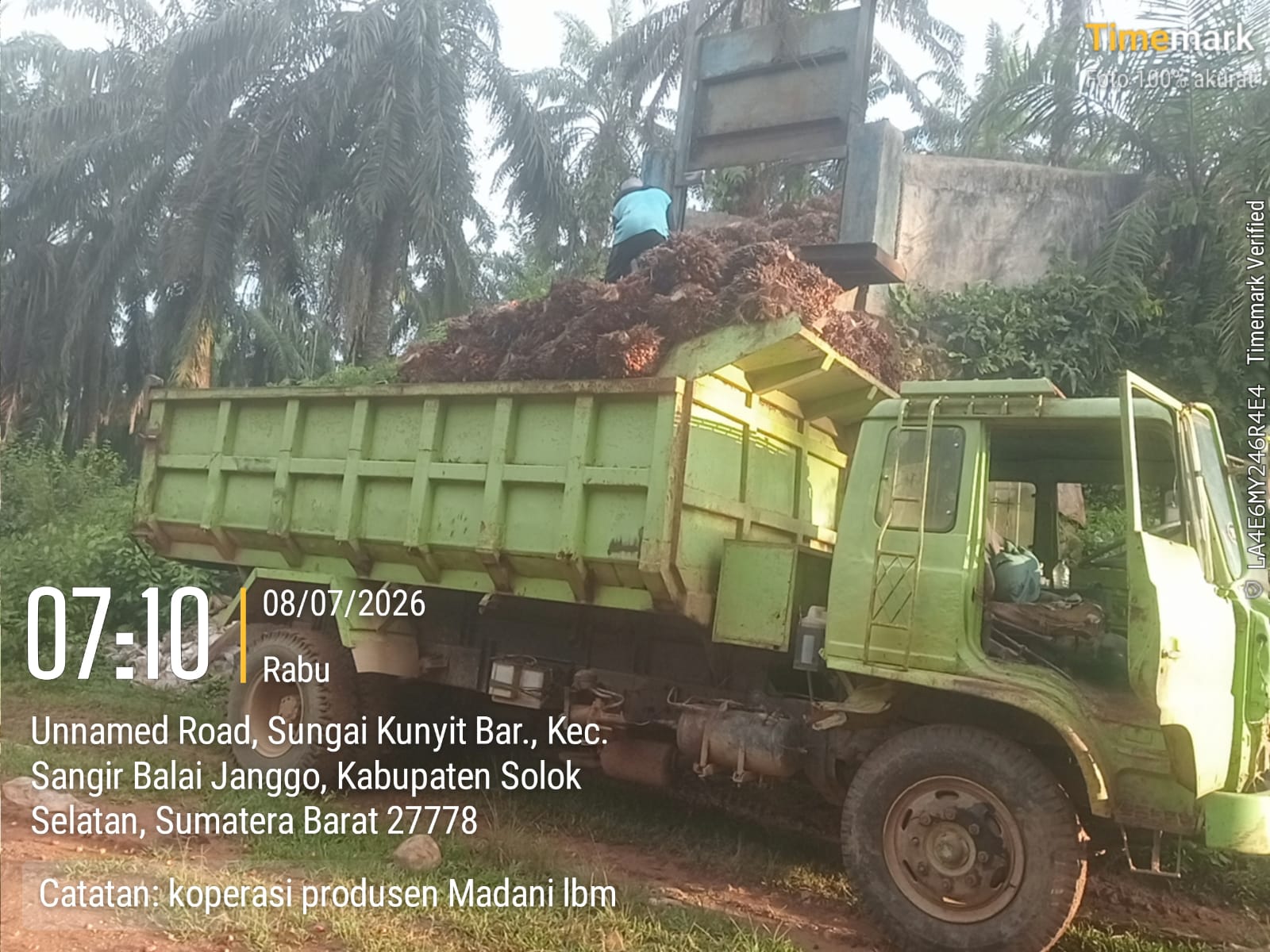 Koperasi Produsen Madani Lubuk Malako Laksanakan Apel Pagi dan Pengiriman Perdana TBS Trip I Bulan Juli 2026