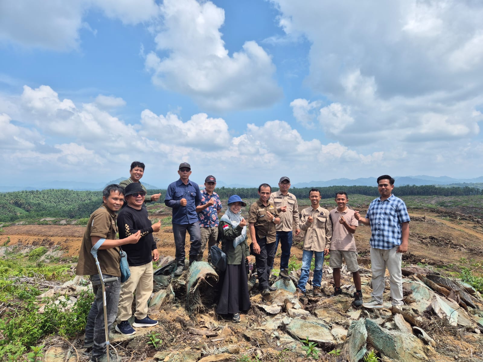Dinas Pertanian, Ketahanan Pangan dan Holtikultura Solok Selatan Tinjau Progres PSR